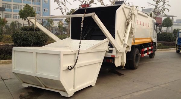 东风天锦压缩式垃圾车