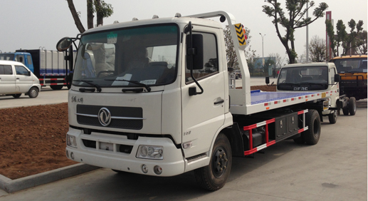 东风天锦平板清障车