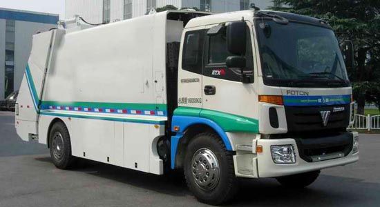 福田压缩式垃圾车
