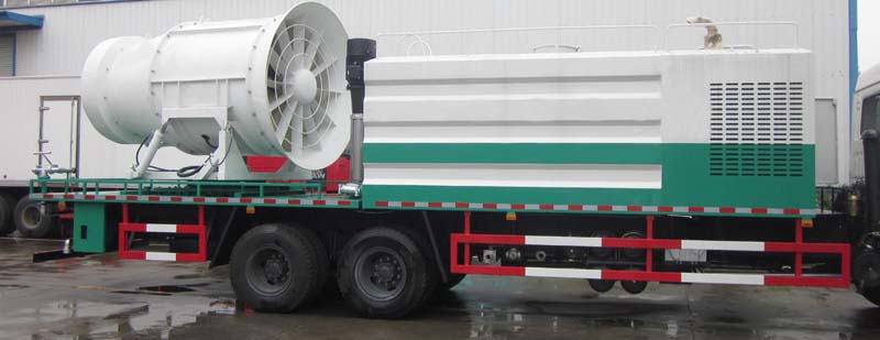 程力威牌CLW5252TDYE5型多功能抑尘车