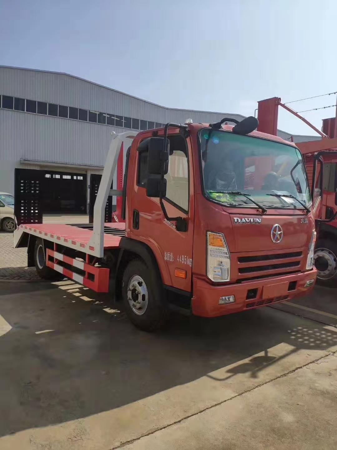 大运蓝牌平板运输车