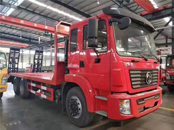 东风锦程后八轮平板运输车