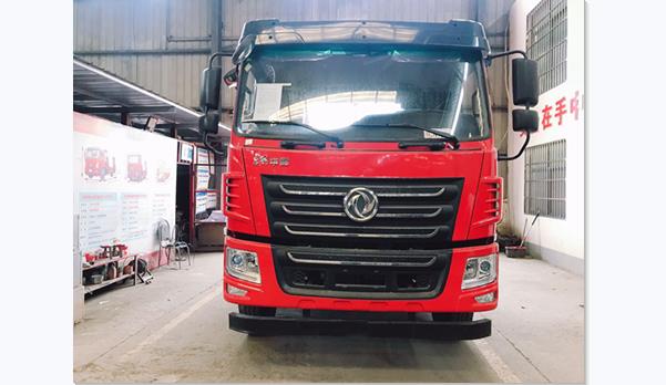 国六东风华神F5单桥平板运输车