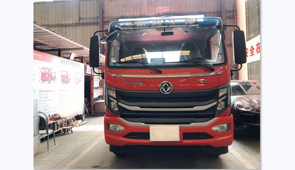 国六东风华神T3单桥平板运输车