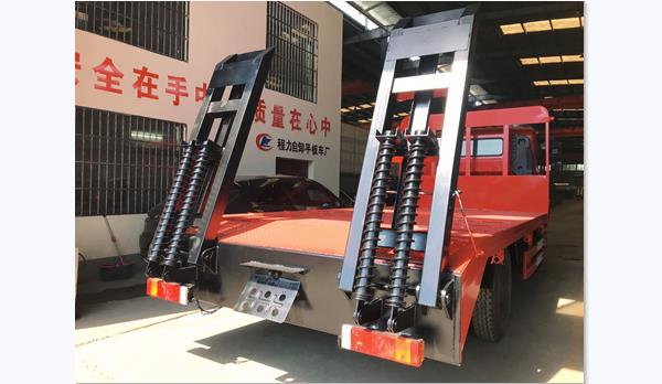 国六东风华神T3单桥平板运输车