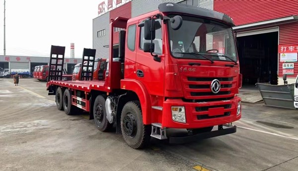 国六东风锦程前四后八平板运输车