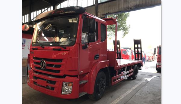 国六东风锦程单桥平板运输车