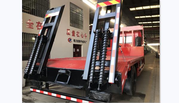 国六东风锦程单桥平板运输车