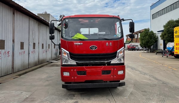 国六重汽豪曼单桥平板运输车