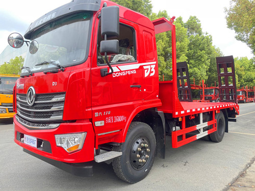 东风单桥12吨挖机平板车