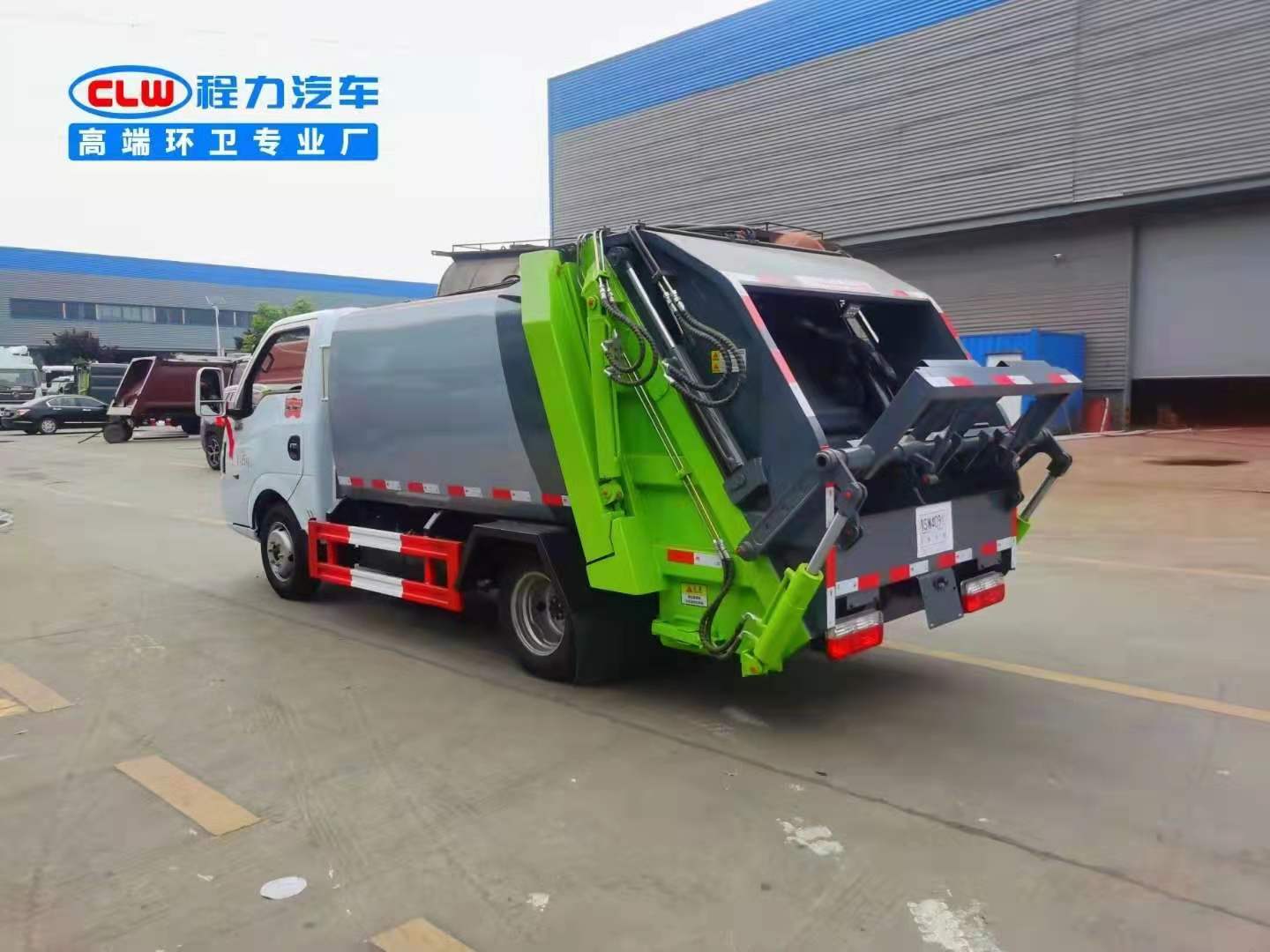 东风5方压缩垃圾车选装垃圾斗