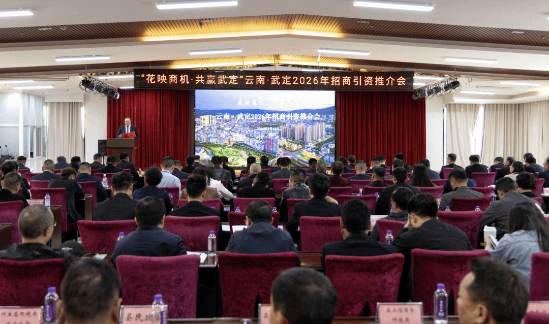 花映商机聚合力 共赢武定启新程——云南・武定2026年招商引资推介会圆满举办