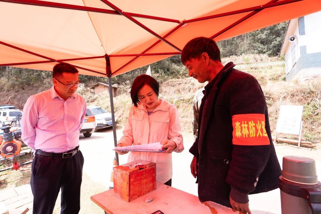 沈海燕带队督导检查万松山森林草原防灭火工作